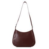 Vintage PU Leather Shoulder Bag Women's Underarm Purse Clutch Handbag