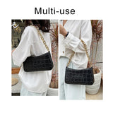 Crocodile Pattern Shoulder Bag Crossbody Purses