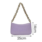 Crocodile Pattern Shoulder Bag Crossbody Purses