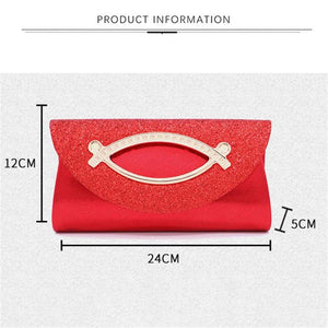 Sequin Shoulder Bag with Detachable Strap