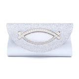 Sequin Shoulder Bag with Detachable Strap