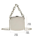 PVC Box Handbag Women Travel Beach Tote Crossbody Bag Summer Messenger
