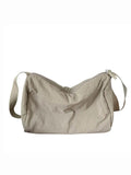 Large Tote Bag Soft Nylon Women's Handbag Shoulder Crossbody Shopper