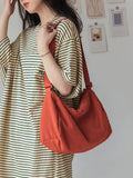 Large Tote Bag Soft Nylon Women's Handbag Shoulder Crossbody Shopper
