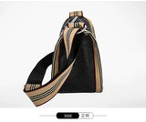 PU Leather Women Pillow Handbags Wide Strap Shoulder Bags