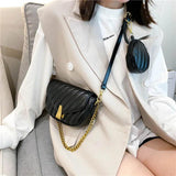 Leather Flap Messenger Bag Solid Crossbody Shoulder Purse