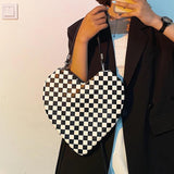 PU Lady Heart Shaped Handbag Lolita Shoulder Bag