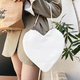 PU Lady Heart Shaped Handbag Lolita Shoulder Bag