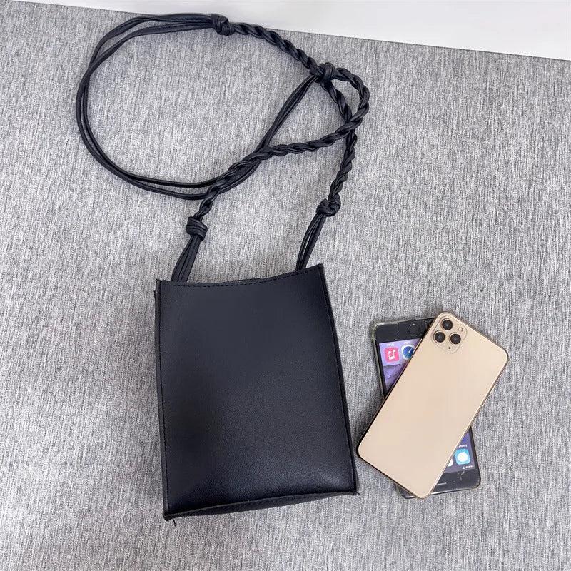 Women Vertical Handbags Pu Leather Shoulder Bag Large Capacity Crossbody Bags