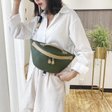 Nylon Crossbody Shoulder Bags for Women Solid Chest Bag Female
