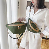 Nylon Crossbody Shoulder Bags for Women Solid Chest Bag Female