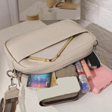 Wide Strap Women Crossbody Bags Solid Classic Ladies Handbags
