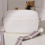 Wide Strap Women Crossbody Bags Solid Classic Ladies Handbags