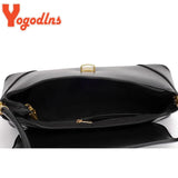 Retro Flap Underarm Bag for Women PU Leather Shoulder Bag Clutch Purrse