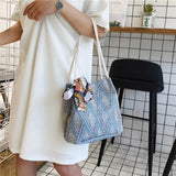 Fairy Woven Silk Scarf Small Bag Shoulder Messenger Bag Female