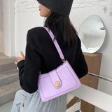 Crocodile Pattern Small Shoulder Bag for Women