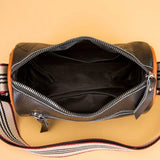 Lozenge Leather Female Messenger Bag Women Shoulder Bags