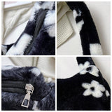 Flower Fluffy Shoulder Bag Autumn Women Bags