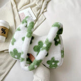 Flower Fluffy Shoulder Bag Autumn Women Bags