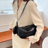 Solid Leather Purses and Handbags For Women Shoulder Crossbody Bags