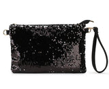 Gradient Sequins Dazzling Envelope Crossbody Bag Handbag Totes