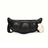 Peas PU Leather Shoulder Bags for Women Crossbody Chest Bag