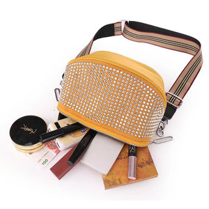 Shoulder Bags Diamond Decoration Handbags Oxford Cloth Multi-Purpose Chest Bag