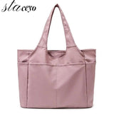 Waterproof Tote Bag Yoga Gym Storage Shoulder Bag Women Handbags