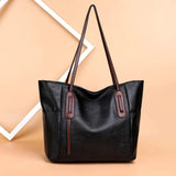 Retro Ladies Messenger Bag Large Capacity PU Shopping Bag