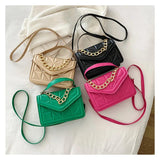 Women's Crossbody Flap Bag Small Chains Handbag Pouch