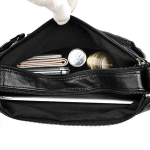 Retro PU Leather Handbag Large Capacity Messenger Bag