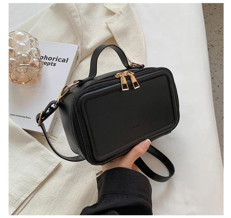 Women's Shoulder Bag Messenger Purse PU Leather Handbag Clutch