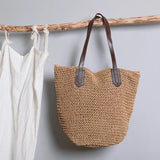 Boho Handbag Summer Straw Bags Large Capacity Shoulder Tote