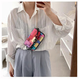 Flap Shoulder Bag Women Chains Crossbody PU Leather Handbag Clutch