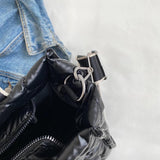 Quilted Cotton Crossbody Satchel for Shopper Travel