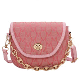 Vintage Chain Handbag Small Messenger Square Bag Women Bags