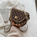 Vintage Chain Handbag Small Messenger Square Bag Women Bags
