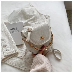Vintage Chain Handbag Small Messenger Square Bag Women Bags