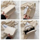 Retro Small Handbags Crossbody Sling Bags PU Leather Purses Shoulder Bag