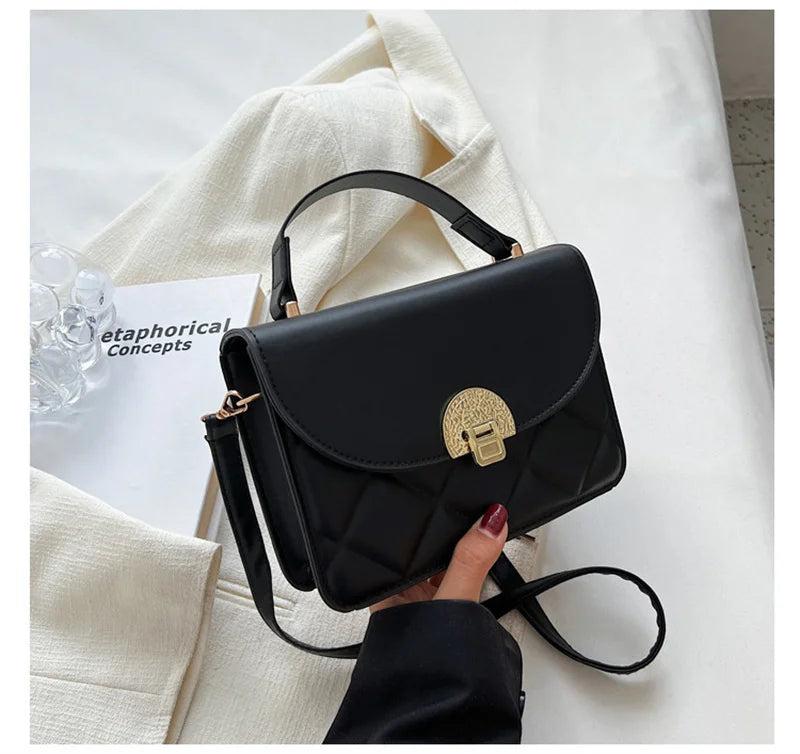 Retro PU Leather Shoulder Bags Crossbody Flap Purse for Women