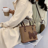 Crocodile Pattern Shoulder Handbag Crossbody Bag Tote Bolsa
