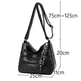 Women's PU Leather Shoulderbag Crossbody Handbag