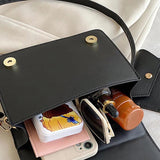 2PCS Women Handbag Diamond Lattice Pattern Composite Bags PU Leather