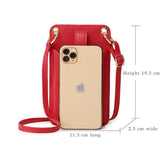 Women's Small Shoulder Bag PU Leather Mini Crossbody Purse Handbag