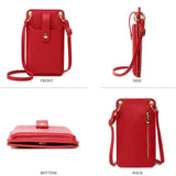 Women's Small Shoulder Bag PU Leather Mini Crossbody Purse Handbag