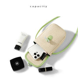 Straw Woven Small Phone Bag Ladies Shoulder Crossbody Messenger Bags