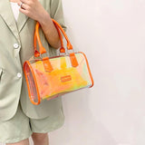 Clear PVC Shoulder Bags 2pcs Handbag Transparent Bags for Women