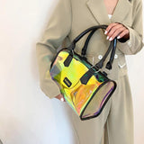 Clear PVC Shoulder Bags 2pcs Handbag Transparent Bags for Women