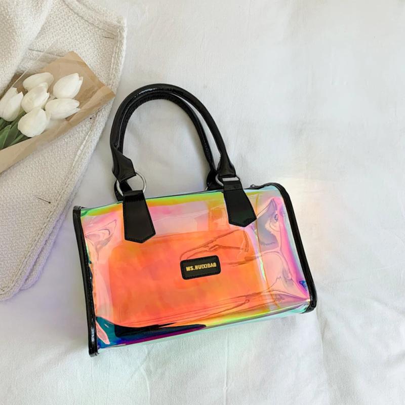 Clear PVC Shoulder Bags 2pcs Handbag Transparent Bags for Women