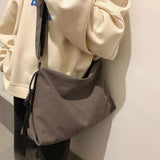 Nylon Women's Shoulder Bags Solid Messenger Tote Handbags Large Capacity